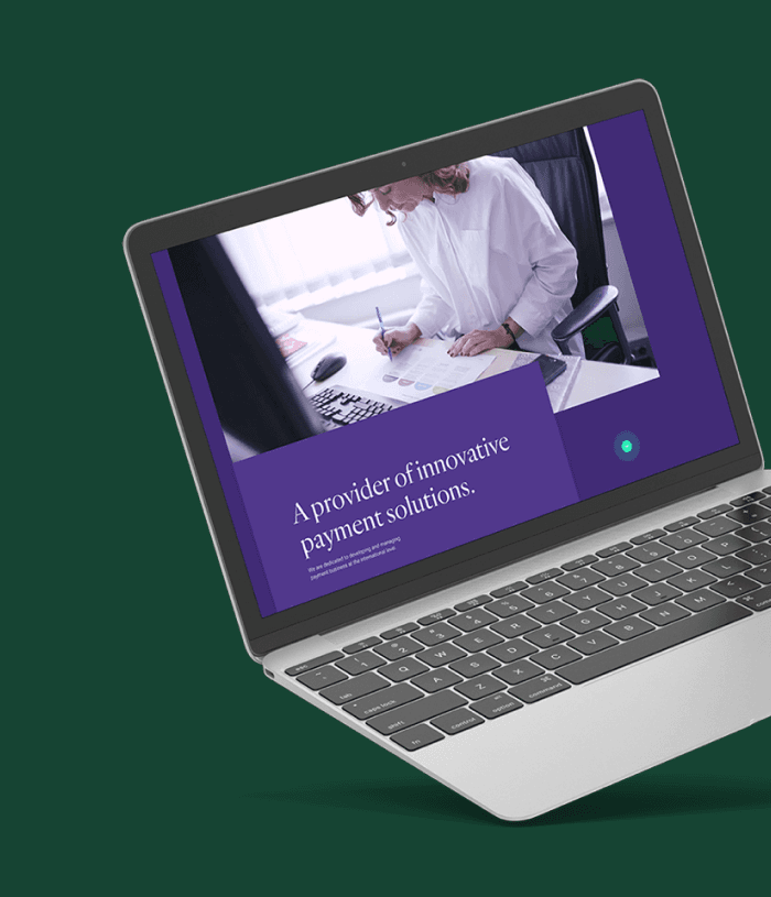 Image of a desktop with the website